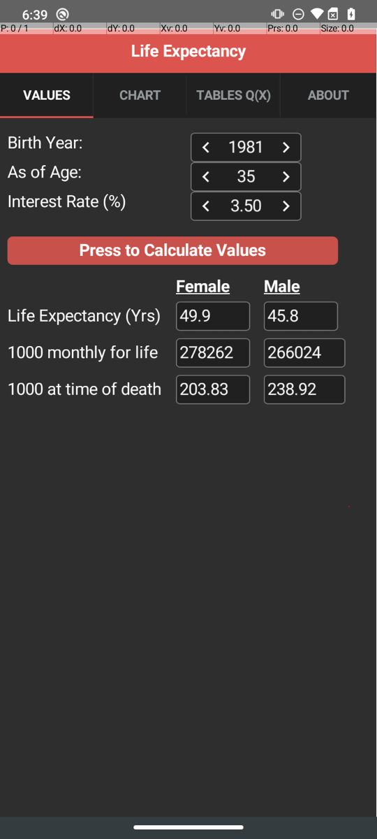 Life Expectancy screenshot 1