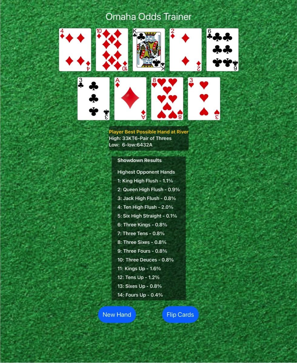 Omaha Odds Trainer screenshot 3